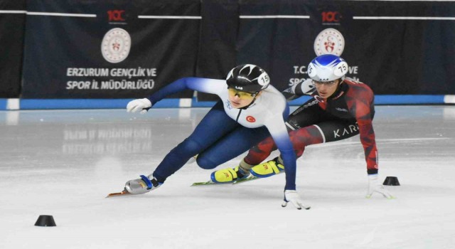 Short Track Türkiye şampiyonası, Erzurumda başladı