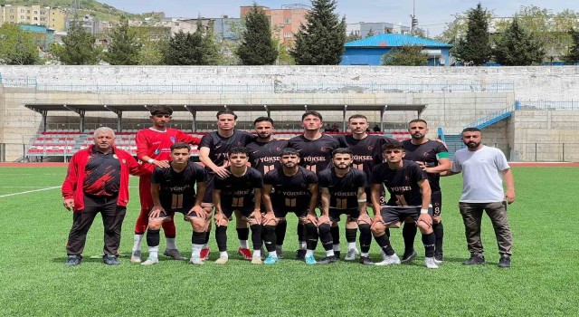 Şırnak U18 ve Süper Amatör Ligi Şampiyonu Cizre Diclespor, Play Offa yükseldi