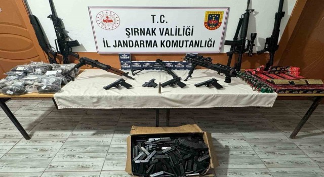 Şırnakta jandarmadan silah kaçakçılarına operasyon: 7 gözaltı