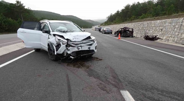 Tavşanlıda trafik kazası: 1 ölü, 1 yaralı