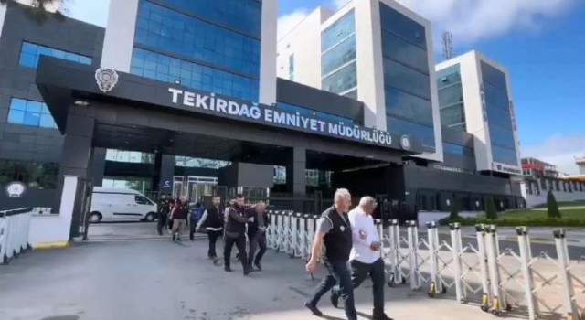 Tekirdağda dev operasyonda 61 kişi tutuklandı