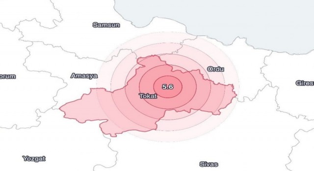 Tokat Sulusaraydaki 5,6 büyüklüğündeki deprem Amasyada da hissedildi