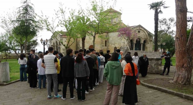 Trabzondaki Ayasofya Camiine yoğun ilgi