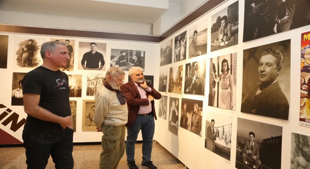 ‘Türk Sinemasının Cumhuriyet Çocuğu Ahmet Mekin isimli sergi ziyarete açıldı