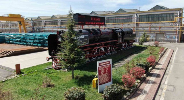 Türkiyenin ilk yerli ve milli lokomotifi ‘Bozkurt Sivasta sergileniyor