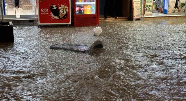 Uşakta yağmur ve dolu etkili oldu