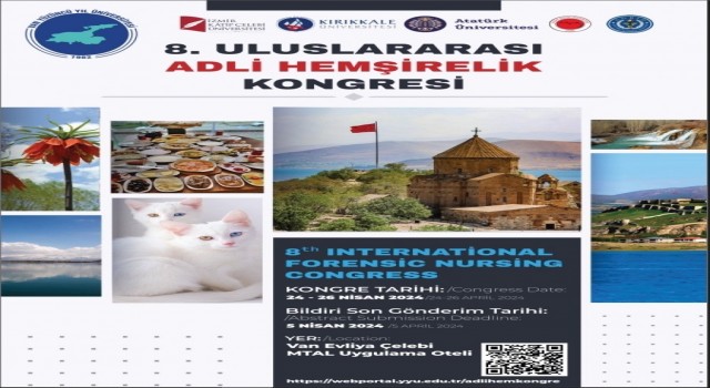 Vanda 8. Uluslararası Adli Hemşirelik Kongresi düzenlenecek