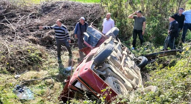 Vezirköprüde trafik kazası: 2 yaralı