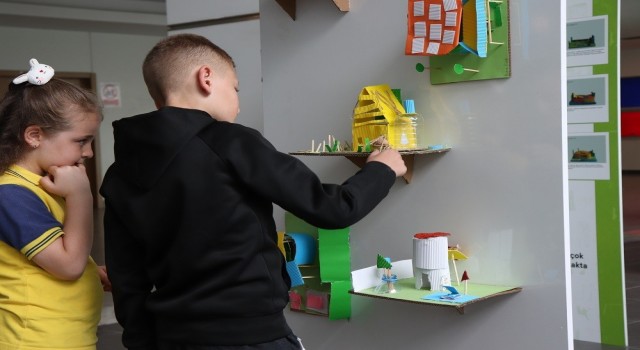 Yaşanabilir yarınlar için tasarım atölyeleri proje sergisi açıldı