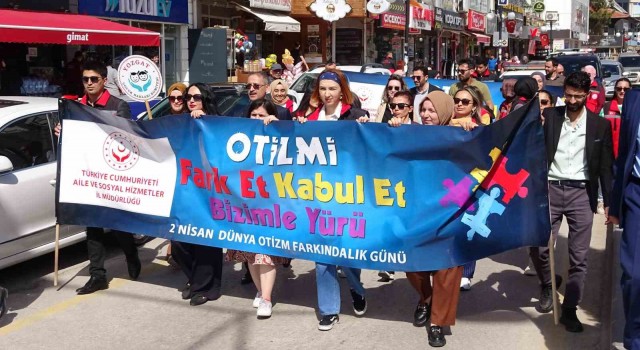 Yozgatta otizm farkındalık yürüyüşü düzenlendi