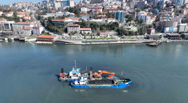 Zonguldak limanı teressübattan temizlenip derinleştiriliyor