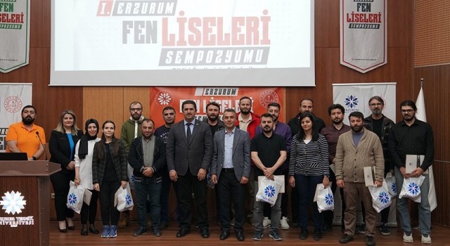 1. Fen Liseleri Sempozyumunun kapanış programı gerçekleştirildi
