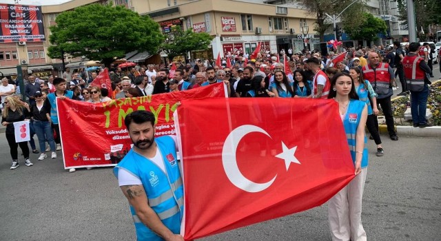 1 Mayıs Erzincanda kutlandı