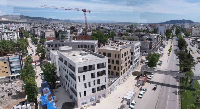 Adıyamanda rezerv alandaki binalar şehre yeni bir görünüm kazandırıyor