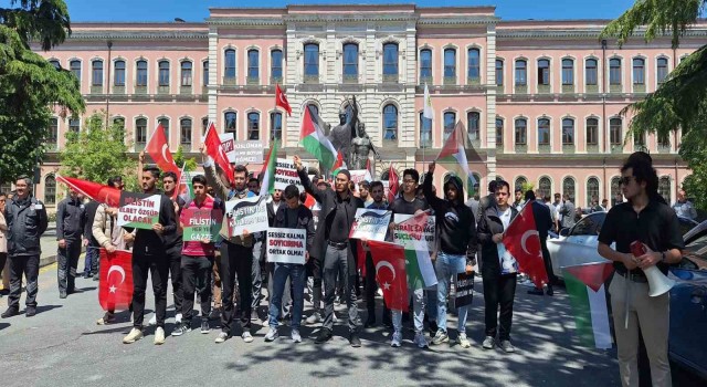 AK Parti İstanbul Gençlik Kollarından Filistine destek yürüyüşü