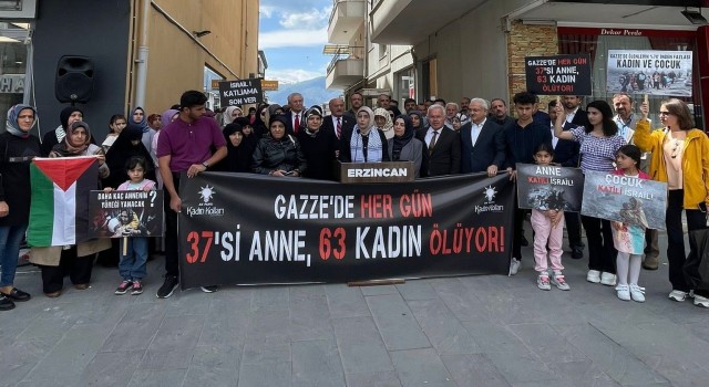 AK Partili kadınlar, Gazzeli anneler için açıklama yaptı