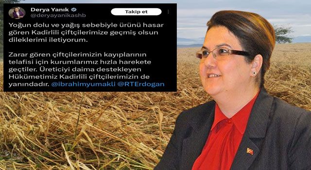 AK Partili Yanık'tan Kadirli’deki Çiftçilere Geçmiş Olsun Mesajı