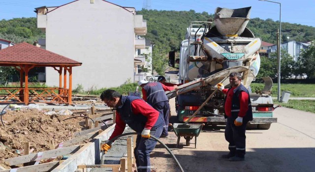 Alikahyadaki park ve oyun alanında sona doğru