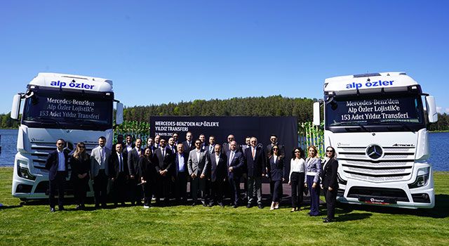 Alp Özler Lojistik, Araç Filosunu 153 adet Mercedes-Benz Actros ve Atego ile Genişletti