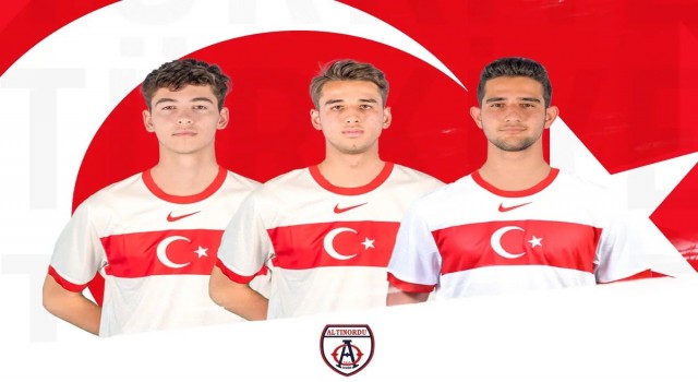 Altınorduda milli gurur
