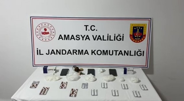 Amasyada jandarmadan uyuşturucu operasyonu: 2 gözaltı