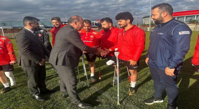 Ampute Futbol Milli Takımı ve Çorum FKya, Alacadan anlamlı ziyaret