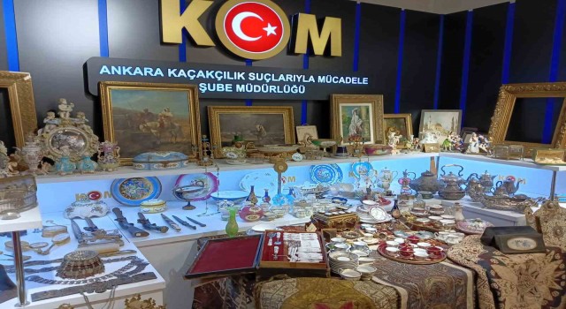Ankarada 50 milyon lira değerinde tarihi eser ele geçirildi