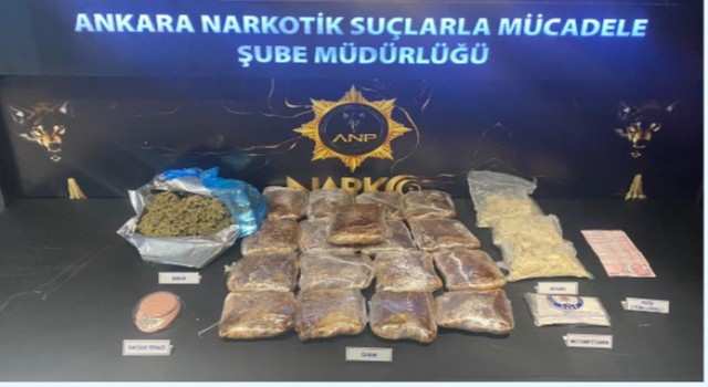 Ankarada uyuşturucu operasyonu: 3 şüpheli gözaltına alındı