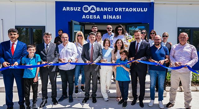 Arsuz Sabancı Ortaokulu AgeSA Binası Hatay’a Kazandırıldı