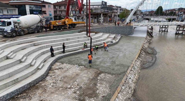 Asar deresi çevresinde yol düzenlemeleri