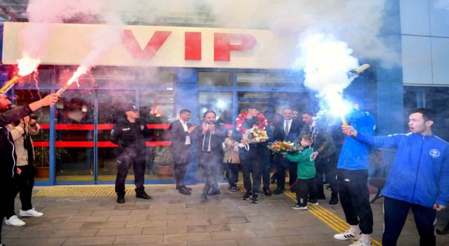 Avrupa şampiyonuna memleketi Trabzonda coşkulu karşılama