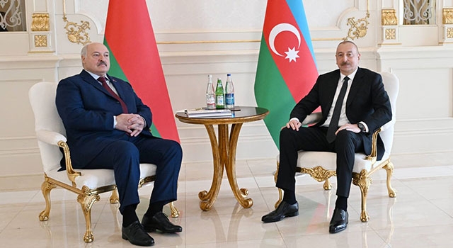 Azerbaycan Cumhurbaşkanı Aliyev, Belarus Devlet Başkanı Lukaşenko ile görüştü