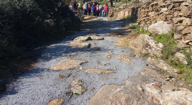 Bakanlıktan beton dökülen antik yolla ilgili açıklama: İzinsiz uygulamalar kaldırılacak