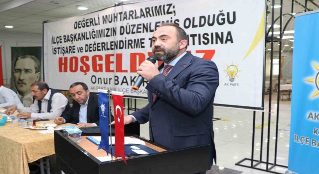 Bakır: Muhtarlarımızla birlikte çalışacağız