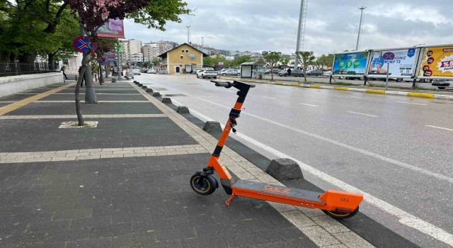 Bandırmada e-scooterlar trafiği tehlikeye sokuyor