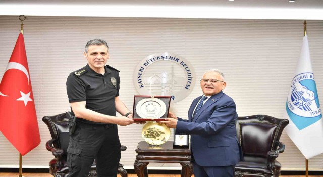 Başkan Büyükkılıç, İl Emniyet Müdürü Aydını ağırladı