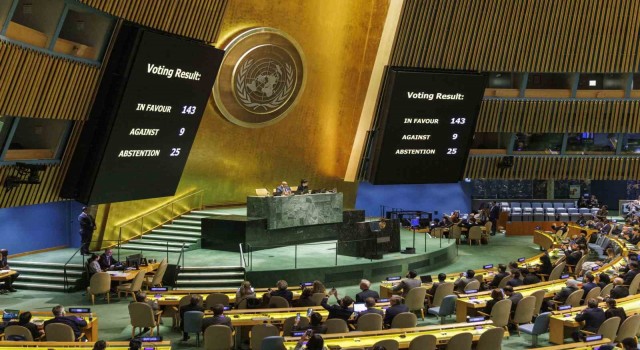 Birleşmiş Milletler, Filistin'in üyeliğe “uygun” olduğunu kabul etti