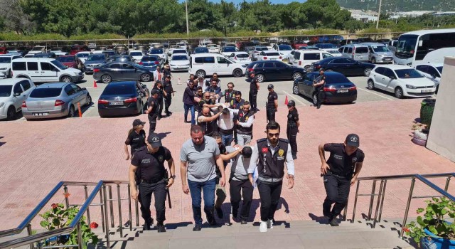 Bodrumda kanlı gecenin şüphelileri adliyede