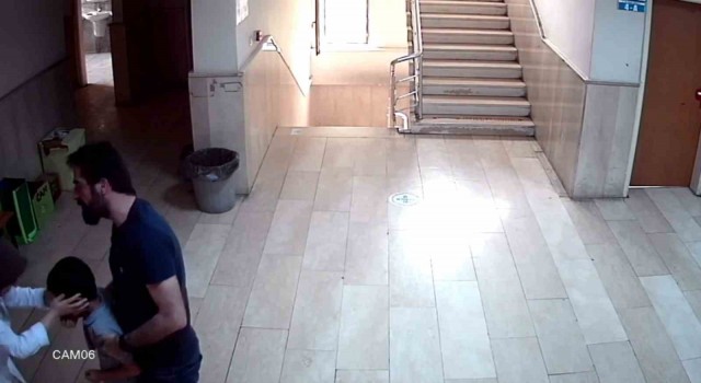Boğazına çanta kancası kaçan çocuğu öğretmenin Heimlich manevrası kurtardı