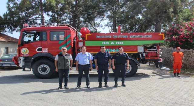 Bozyazıda orman yangınlarıyla mücadele toplantısı yapıldı