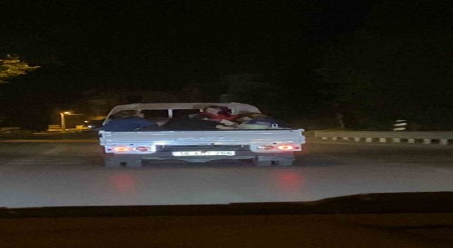 Bursada tehlikeli yolculuk kamerada