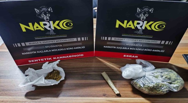 Bursada uyuşturucuya geçit yok : 2 gözaltı