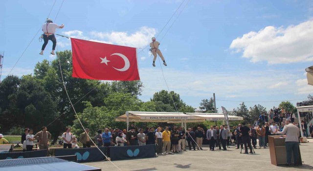 BUÜ Spor Festivalinde öğrenciler hünerlerini sergiledi