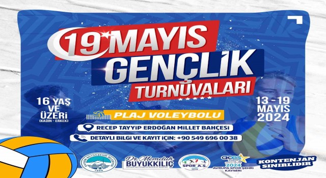 Büyükşehirden 19 Mayısa özel plaj voleybolu turnuvası