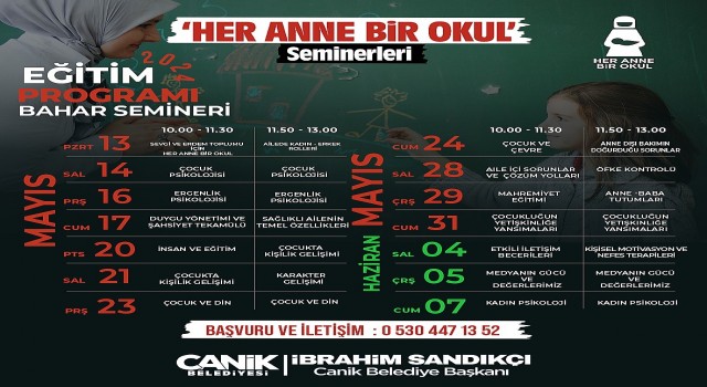 Canikte annelere özel seminer