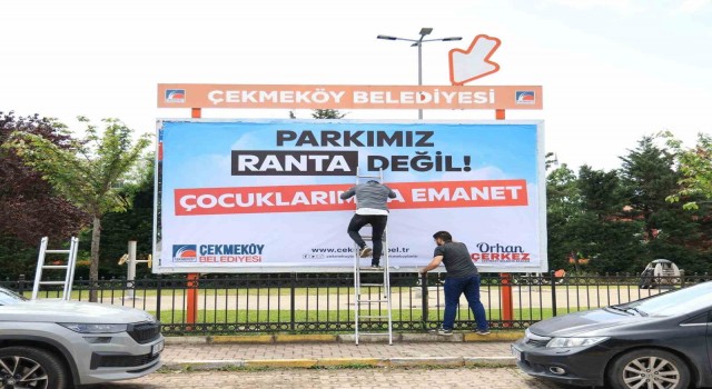 Çekmeköyün çocukları park mücadelesini kazandı