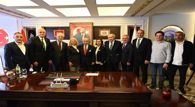 CHPnin eski Genel Başkanlarından Bozüyük Belediyesine ziyaret