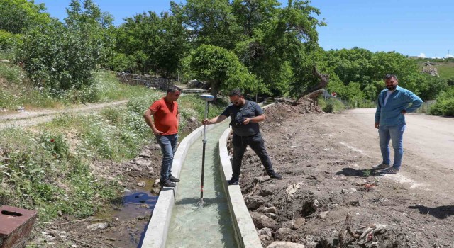 Çiftçiye sulama kanalı desteği