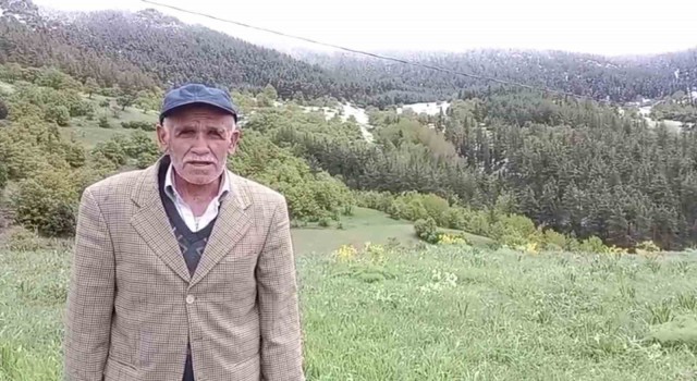 Coreker Yaylasına kar yağdı