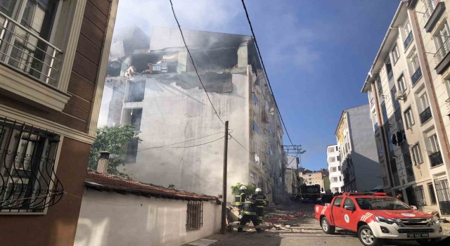 Çorluda doğalgaz patlaması: 1 ağır yaralı